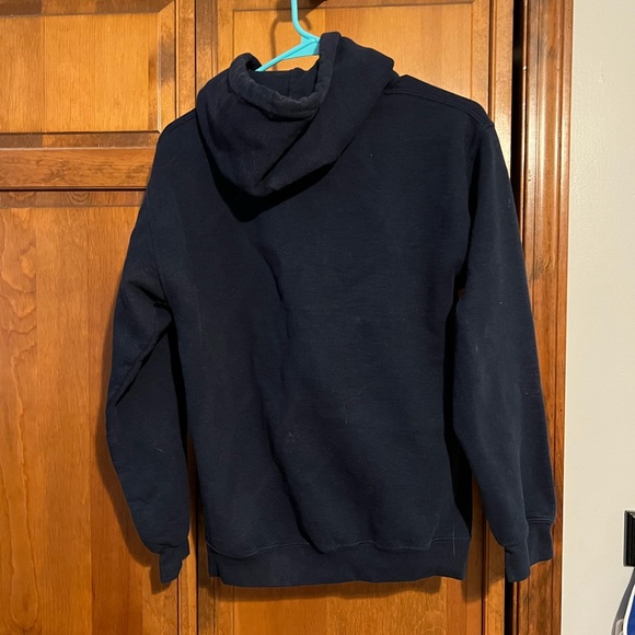 Navy Blue Sweatshirt Hoodie Butler University Bulldogs MV Sport Size Small - Picture 5 of 6